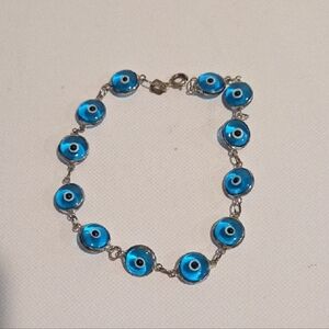 Blue Evil Eye Bracelet